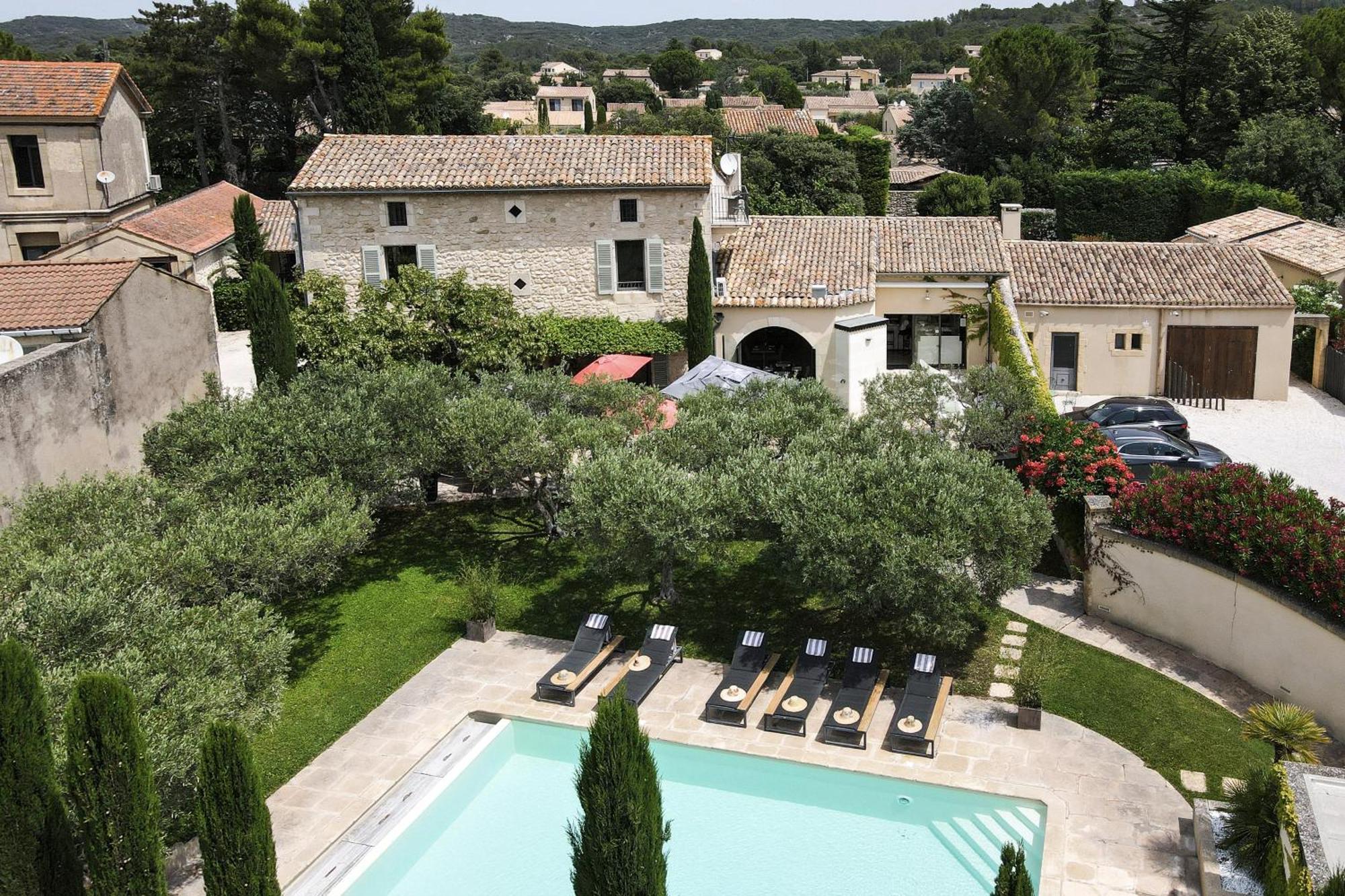 La Belle Vie Hotel Saint-Hilaire-d'Ozilhan Luaran gambar