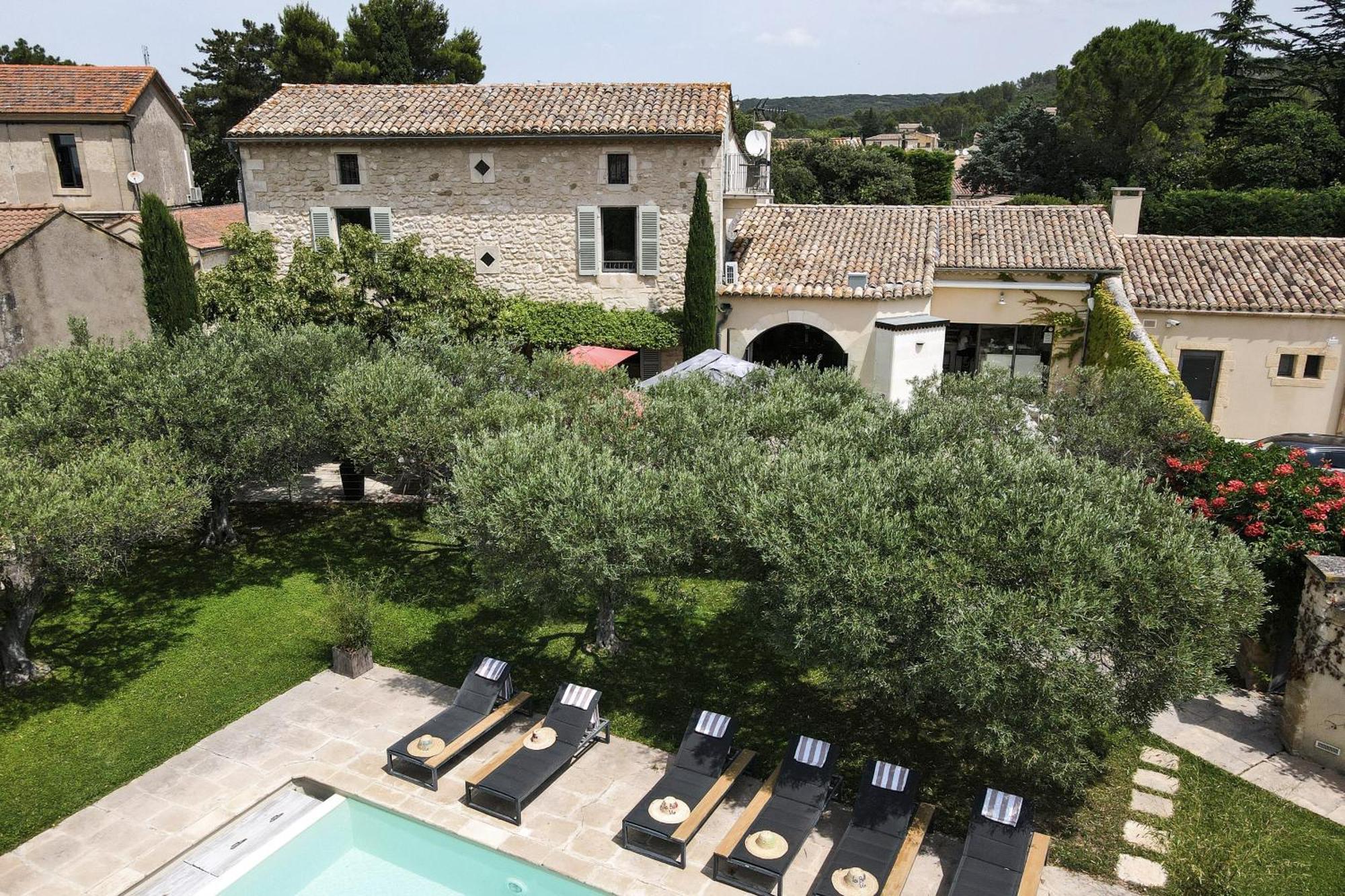 La Belle Vie Hotel Saint-Hilaire-d'Ozilhan Luaran gambar