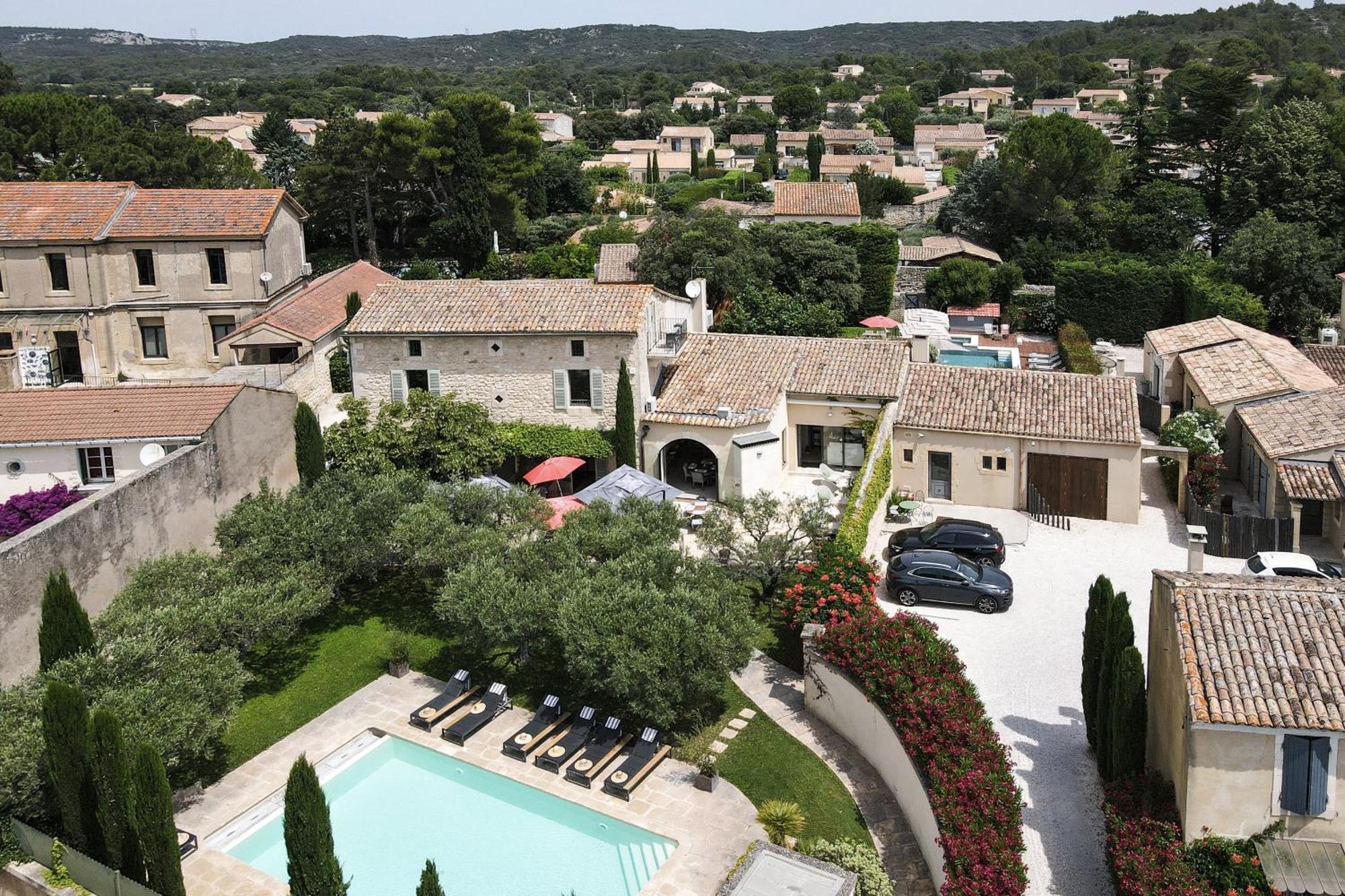 La Belle Vie Hotel Saint-Hilaire-d'Ozilhan Luaran gambar
